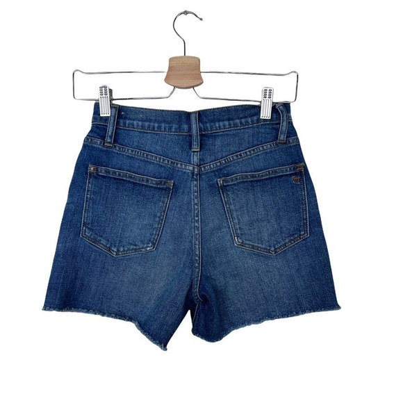 Madewell High-Rise Denim Shorts in Glenoaks Wash Cutoff Edition Size 24w - Picture 6 of 10